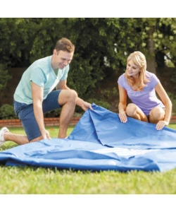 PISCINA FUORI TERRA CON STRUTTURA RETTANGOLARE INTEX "RECTANGULAR FRAME" BLU 450X220X84 CM I.2 - COD. 28273NP